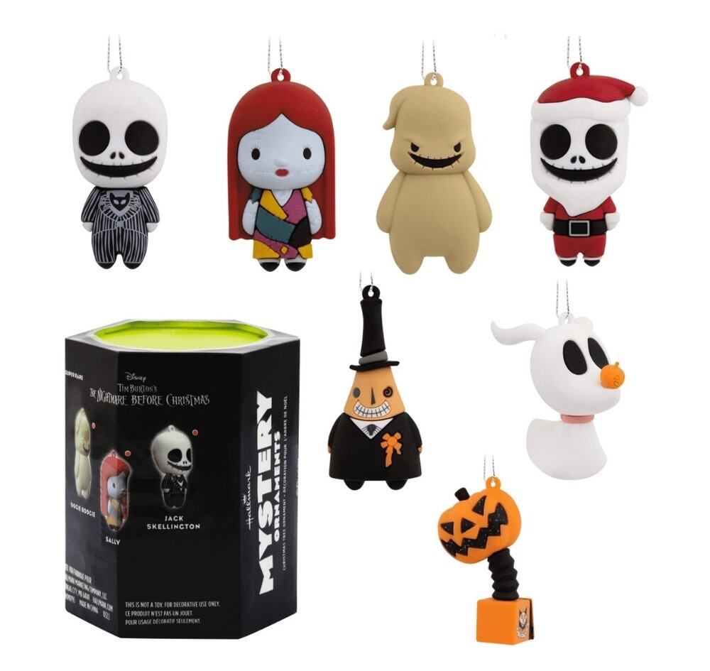 Hallmark Disney Tim Burton's Nightmare Before Christmas Mystery Ornaments 2 Pk.